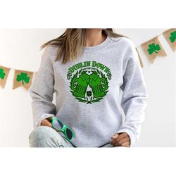 dublin down and getting lucky shirt, clover shirt, lucky shirt, irish shirt, st patty's shirt, shamrock shirt, st patric