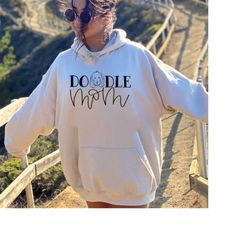 doodle mama hoodie, funny shirt, funny hoodie, graphic sweatshirt, gift for her, goldendoodle, dog mom, doodle sweatshir