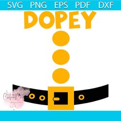 dopey seven dwarfs snow white svg, christmas svg, dwarfs svg