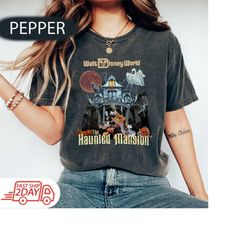 vintage disneyland haunted mansion shirt, the haunted mansion shirt, mickey & friends halloween shirt,mickey haunted man