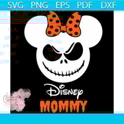minnie mouse halloween disney mommy svg, minnie jack skellington svg, halloween svg