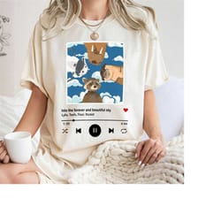 lylla rocket floor teefs shirt, into the forever and beautiful sky shirt, rocket and friends shirt, guardians of the gal