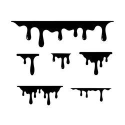 dripping borders bundle svg, trending svg, dripping bundle svg