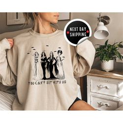 witches sweatshirt,funny sanderson sisters shirt,vintage spooky vibes t shirt,cute halloweeen tshirt,witchy t-shirt,gift