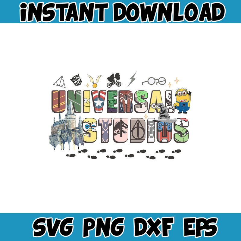 Universal Studios Svg, Harry Universal Studios 2023 Svg, Family Vacation 2023 Svg, Magic Wizard Symbols Svg, Dis-Ney Family Svg (4).jpg