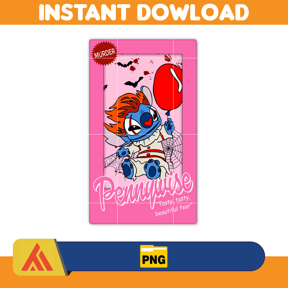 Halloween Characters Tarot Card PNG, Retro Halloween Png, Horror Characters PNG, Tarot Decks Png, Trendy Shirt Design, Halloween Png (1).jpg