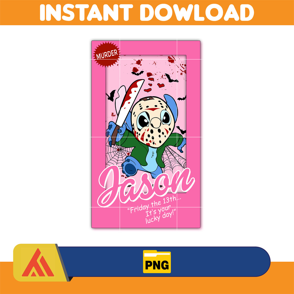 Halloween Characters Tarot Card PNG, Retro Halloween Png, Horror Characters PNG, Tarot Decks Png, Trendy Shirt Design, Halloween Png (3).jpg