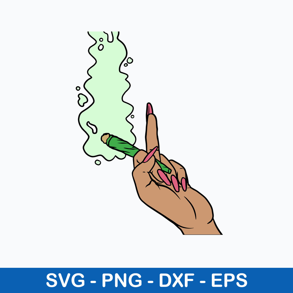 Female Hands Middle Finger Svg, Funny Svg, Png Dxf Eps File.jpeg