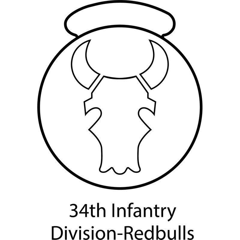 US ARMY 34th INFANTRY DIVISIONS-REDBULLS VECTOR FILE.jpg