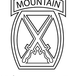 us army 10th infantry mountain divisions vector svg dxf eps png jpg file