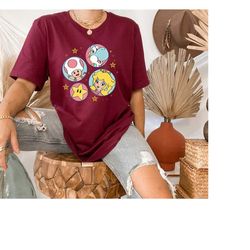 mario princess girls shirt, princess peach t-shirt, super mario shirt, princess peach mario shirt, pink princess, peachy