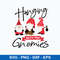 Hanging With My Gnomies Svg, Christmas Gnome Svg, Png Dxf Eps File.jpeg