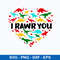 Heart I Rawr You Svg, Dinosaur Svg, Png Dxf Eps File.jpeg