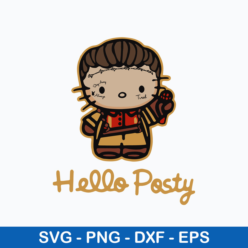 Hello Posty Svg, Hello Kitty Svg, Harry Potter svg, Png Dxf Eps File.jpeg