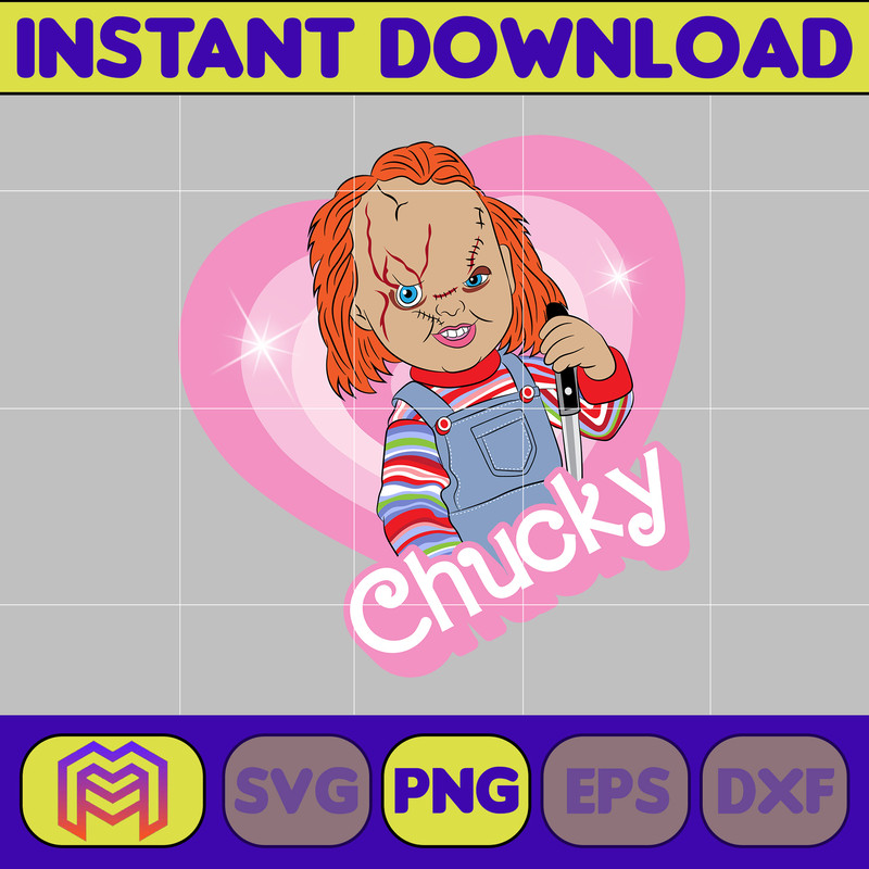 Horror Dolls PNG Set, Y2k Horror, Horror Characters PNG, Horror Characters, Pink doll PNG, Horror Characters Sublimation (3).jpg