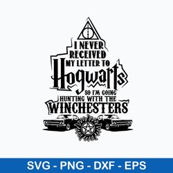 hogwarts winchesters supernatural svg, harry potter svg, png dxf eps file