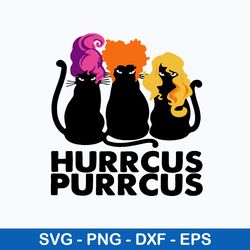 hurrcus purrcus svg, cat hocus pocus svg, png dxf eps file
