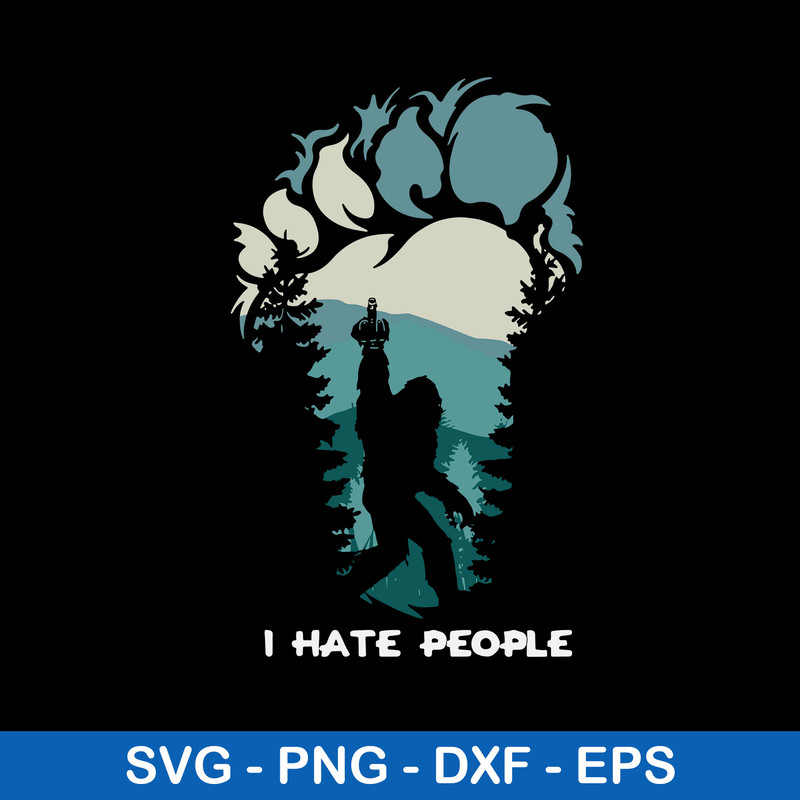 I Hate People Svg, Gorillas Svg, Png Dxf Eps File.jpeg