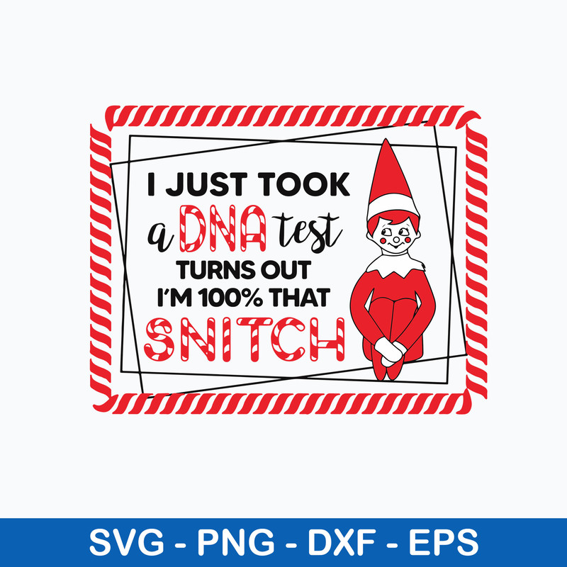 I Just Took A DNA Test Turns Out I_m 100_ That Snitch Svg, Png Dxf Eps File.jpeg