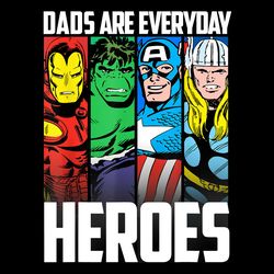 boys marvel everyday hero dad svg, fathers day svg
