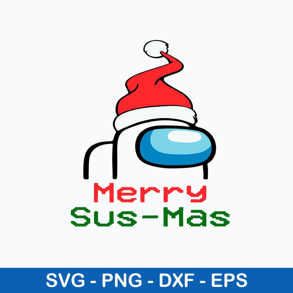 Imagen Merry Sus Mas Among Us Svg, Among Us Svg, Christmas Svg, Png Dxf Eps File.jpeg