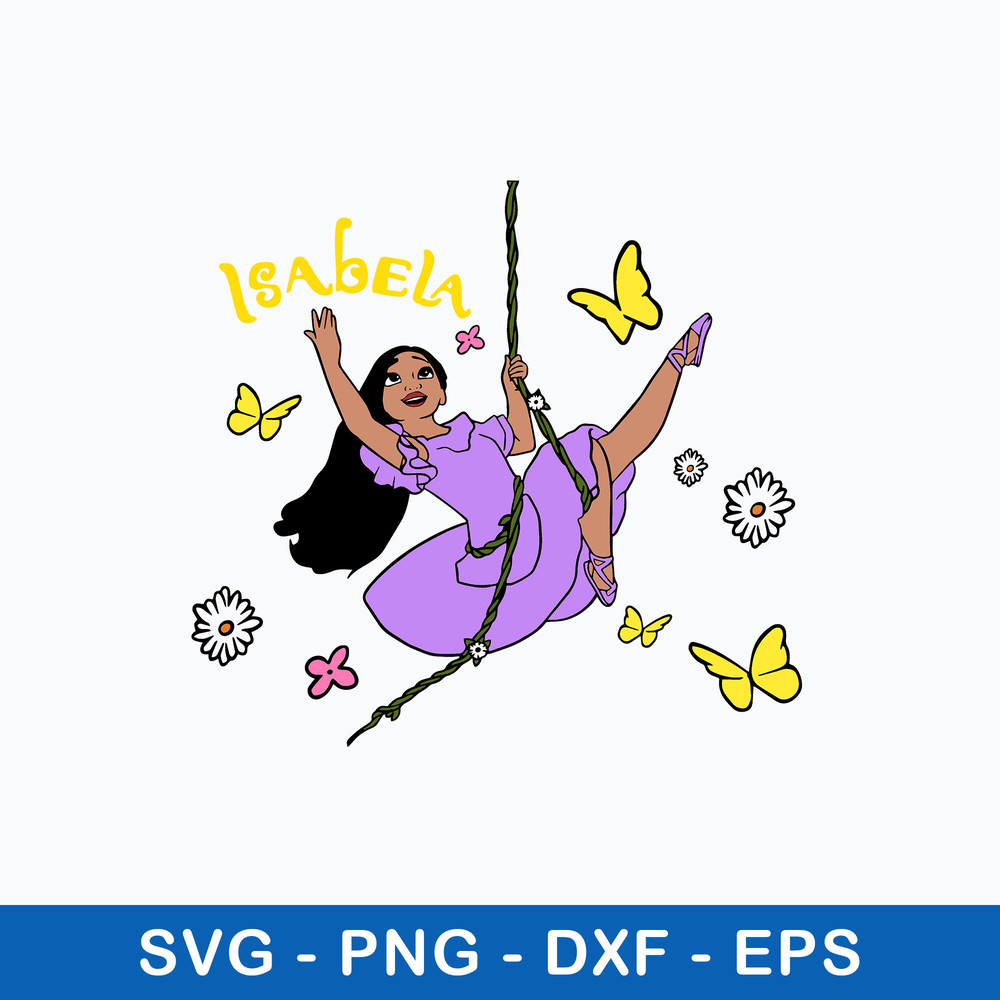 Isabel Encanto Svg, Madrigal Svg, Encanto Svg, Disney Svg, Png Dxf Eps File.jpeg