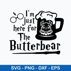 im just here for the butterbeer svg, harry potter svg, png dxf eps file