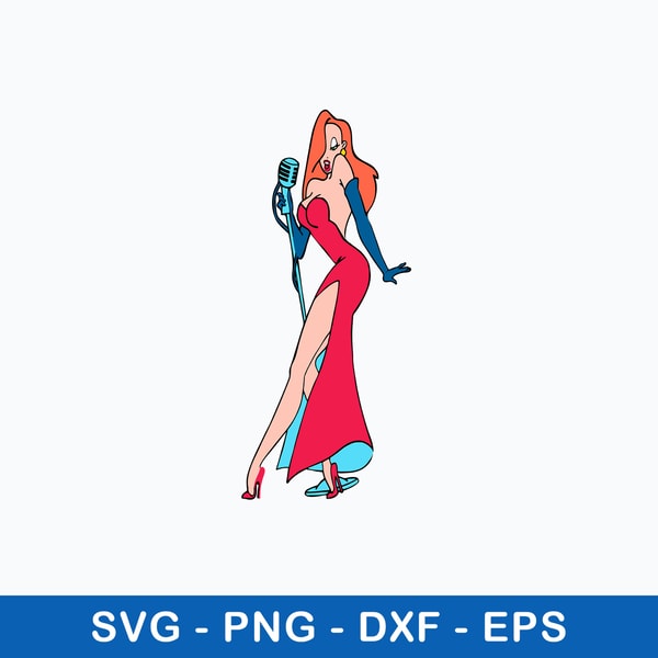 Jessica Rabbit Svg, Roger Rabbit Svg, Png Dxf Eps File - Inspire Uplift