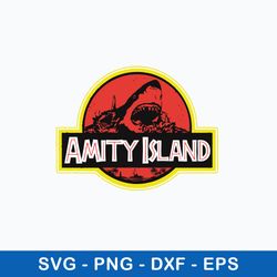 jurassic park amity island shark svg, jurassic park svg, png dxf eps file