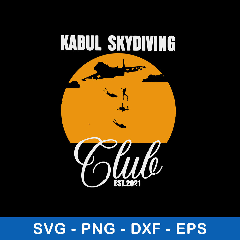 Kabul Skydiving Club Svg, Png Dxf Eps File.jpeg