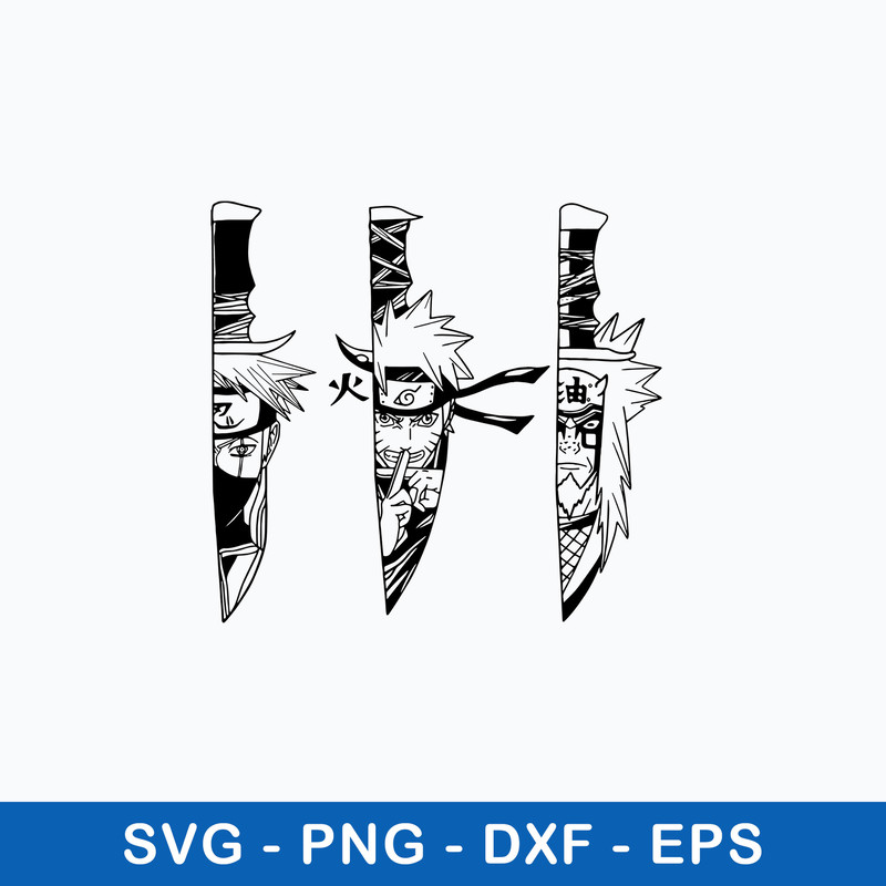 Knives Anime Naruto Characters Svg, Naruto Svg, Anime Svg, Png Dxf Eps File.jpeg
