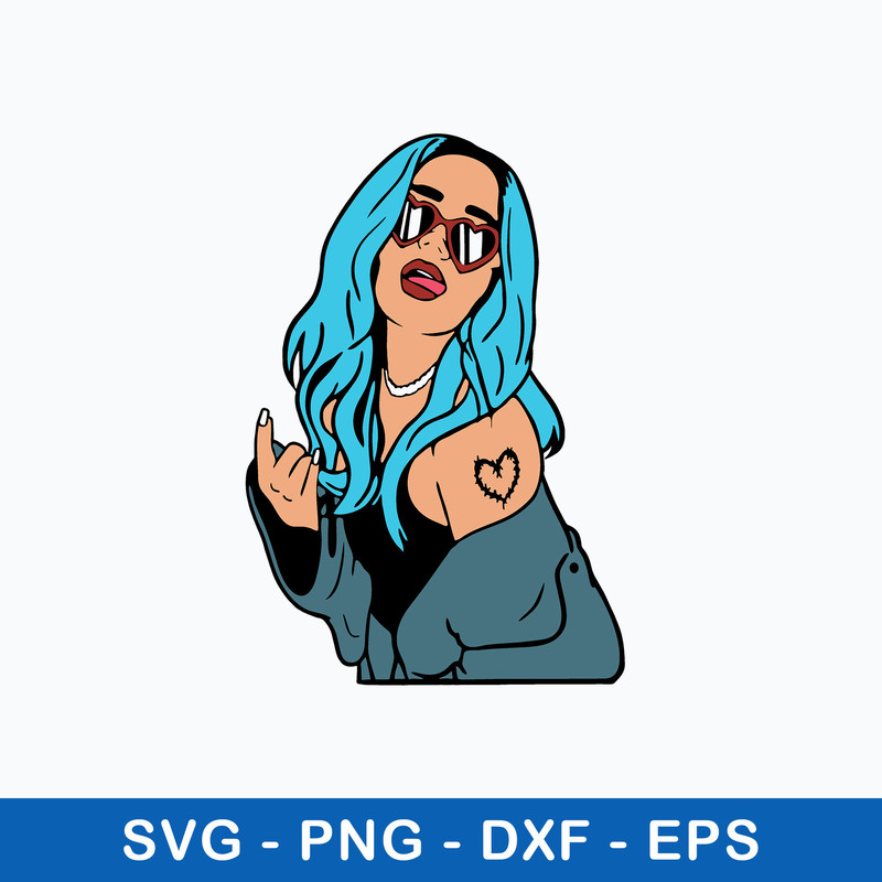 La Bitchota Karol G Svg, Karol G Singer Svg, Bitchota Svg, Png Dxf Eps File.jpeg