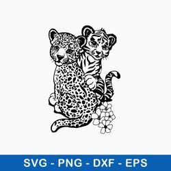 lisa frank tiger svg, animal svg, png dxf eps file