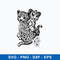 Lisa Frank Tiger Svg, Animal Svg, Png Dxf Eps File.jpeg