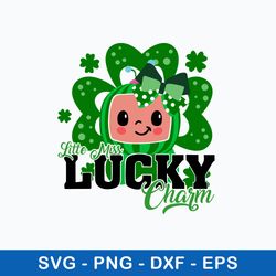 litte miss lucky charm svg, cocomelon svg, png dxf eps file