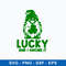 Lucky And I Gnome It Svg, Gnome Svg, St Patrick_s Day Svg, Png Dxf Eps File.jpeg