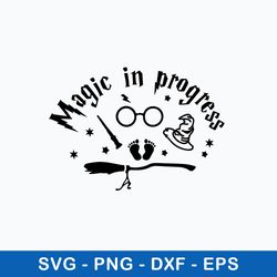 magic in progress svg, harry potter svg, halloween svg, png dxf eps file