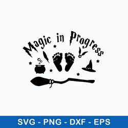 magic in progtess svg, harry potter svg, png dxf eps file