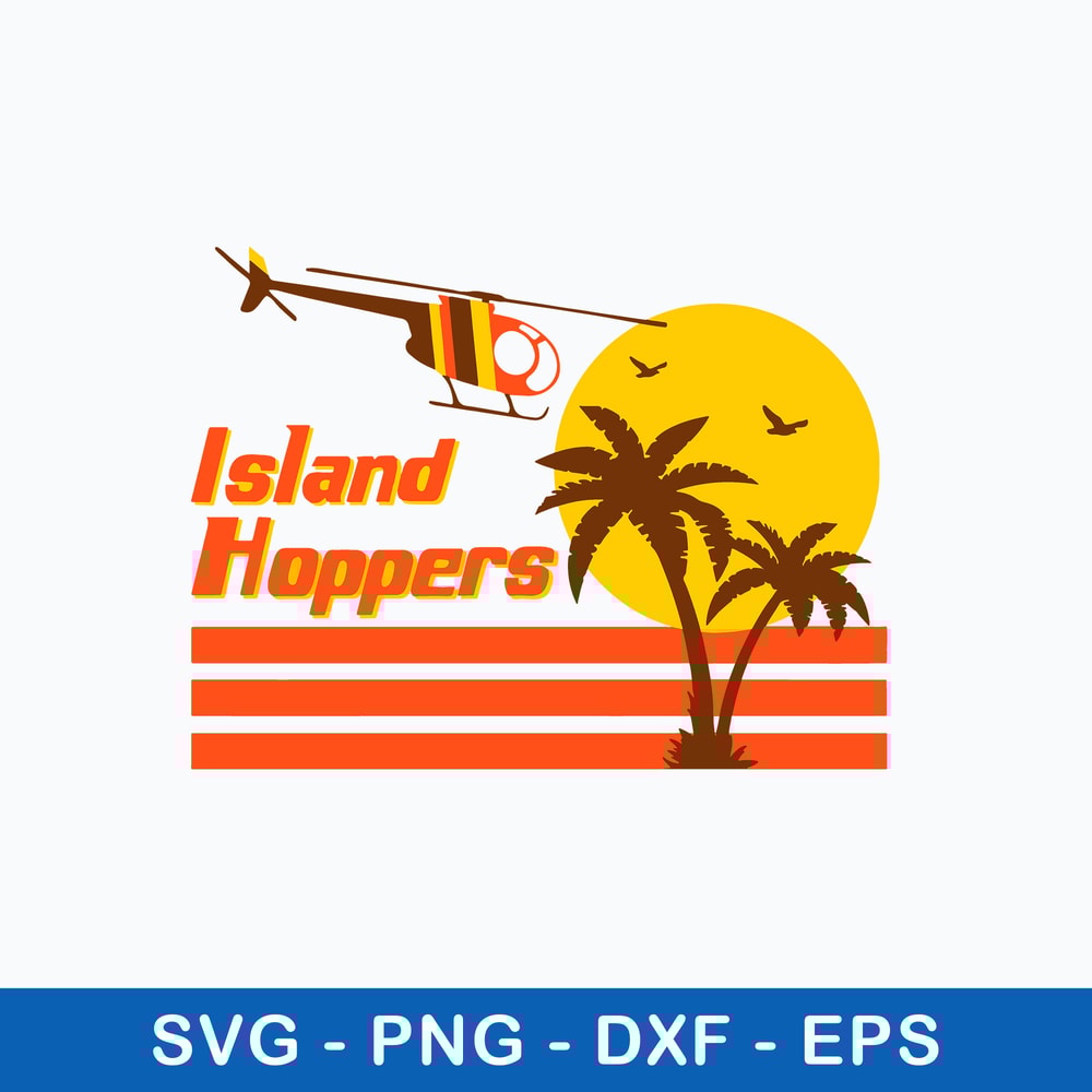 Magnum PI Island Hoppers Svg, Png Dxf Eps File.jpeg
