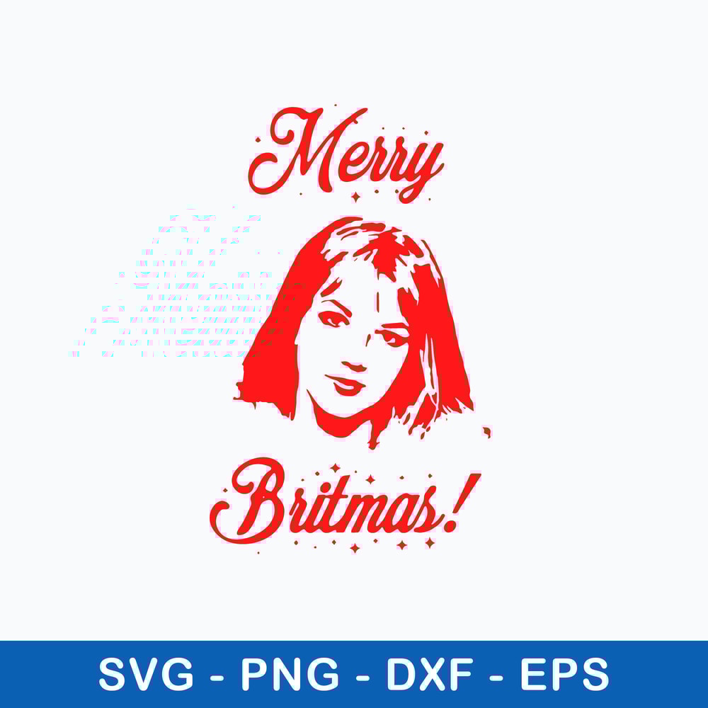 Merry Britmas Britney Spears Svg, Briney Svg, Png Dxf Eps File.jpeg
