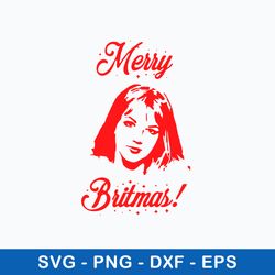 merry britmas britney spears svg, briney svg, png dxf eps file