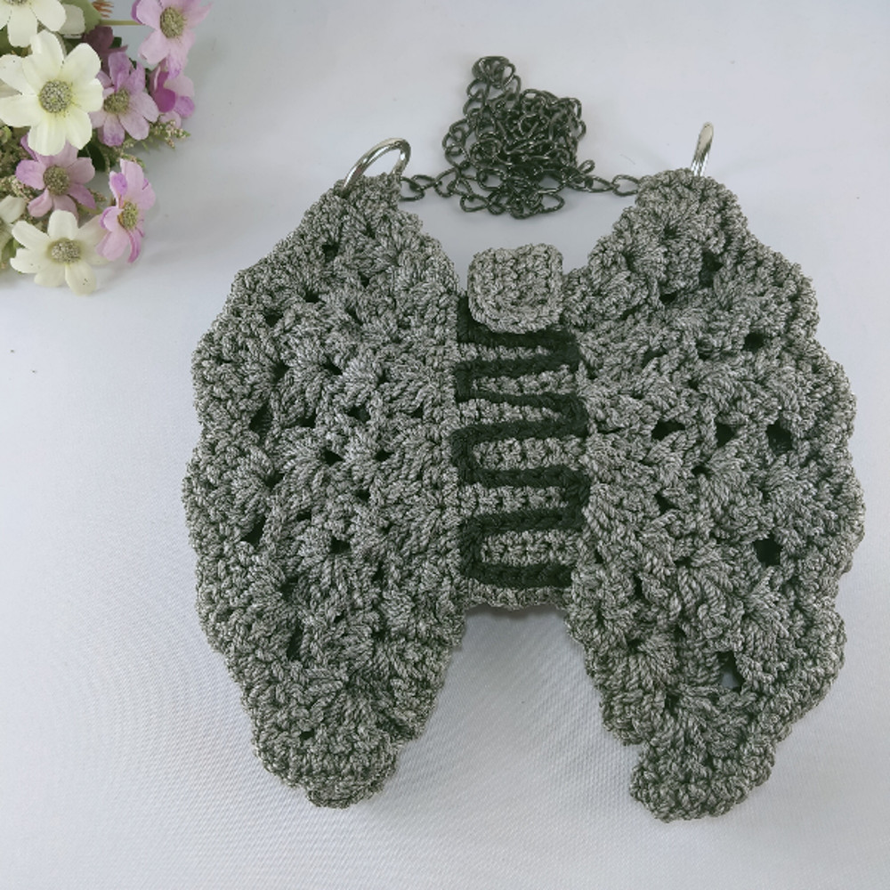 a crochet butterfly bag pattern