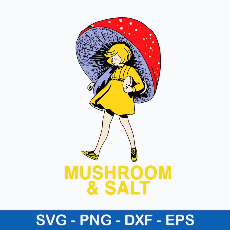Mushroom And Salt Svg, Mario Mushroom Svg, Png Dxf Eps Digital File.jpeg