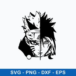 naruto sasuke svg, anime svg, png dxf eps file