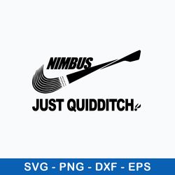 nimbus just quidditch svg, nike svg, png dxf eps file