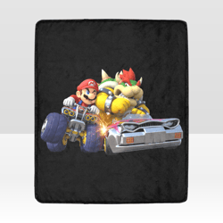 Mario Kart Blanket Lightweight Soft Microfiber Fleece