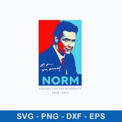 norm macdonald thanks for memories svg, png dxf eps file