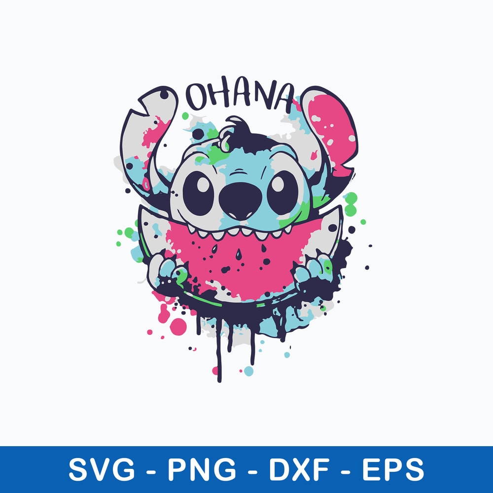 Ohana water melone Svg Stitch Svg, Png Dxf Eps File.jpeg