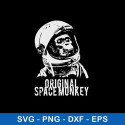 original space monkey svg, astronaut monkey svg, png dxf eps file