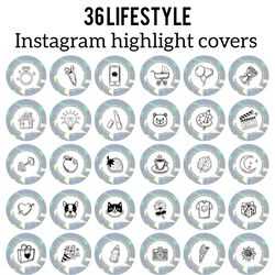 36 lifestyle instagram highlight icons. gray instagram highlights images. instagram highlights with words.